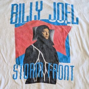 Billy Joel 1989 Vintage Single Stitch Concert Tee Men's L Ladies Xl